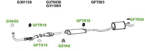Система выпуска ОГ GT Exhaust 4623