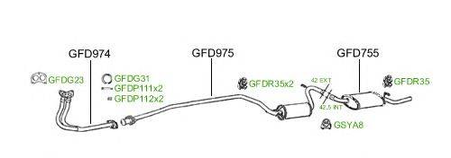 Система выпуска ОГ GT Exhaust 478