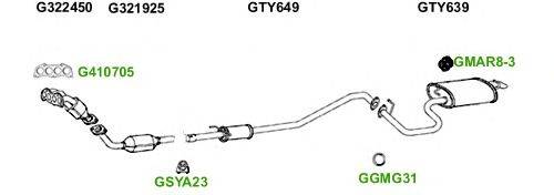 Система выпуска ОГ GT Exhaust 5011