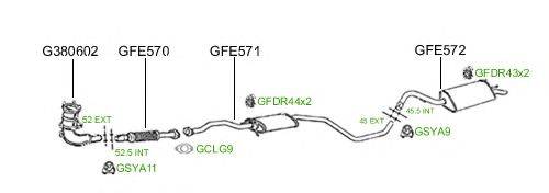 Система выпуска ОГ GT Exhaust 514