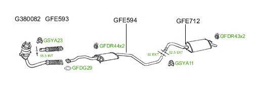 Система выпуска ОГ GT Exhaust 570