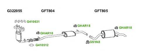 Система выпуска ОГ GT Exhaust 6282