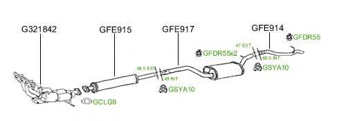 Система выпуска ОГ GT Exhaust 635