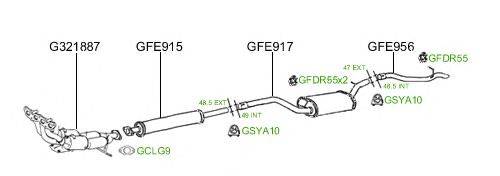 Система выпуска ОГ GT Exhaust 639