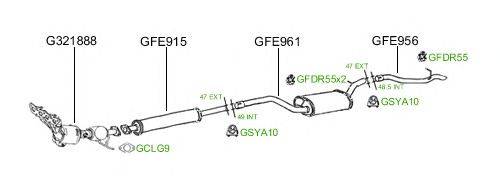 Система выпуска ОГ GT Exhaust 651