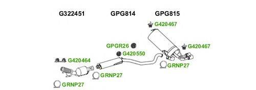 Система выпуска ОГ GT Exhaust 6719