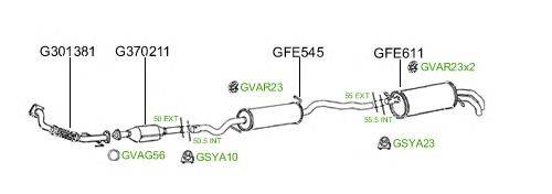 Система выпуска ОГ GT Exhaust 691