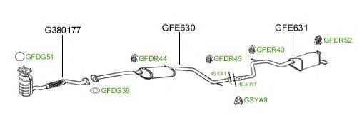 Система выпуска ОГ GT Exhaust 715