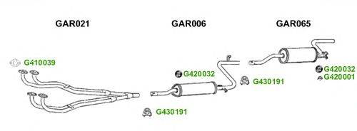 Система выпуска ОГ GT Exhaust 8629