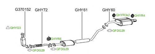 Система выпуска ОГ GT Exhaust 977