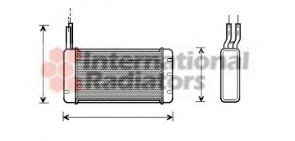 Теплообменник, отопление салона KILEN AU6107