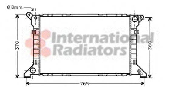 Радиатор, охлаждение двигателя 4SEASONS 110137