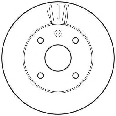 Тормозной диск BENDIX 562662BC