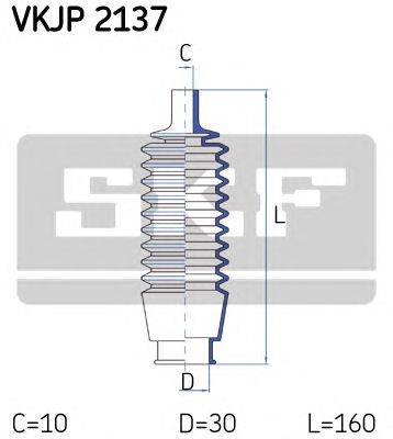 Комплект пылника, рулевое управление SKF VKJP 2137
