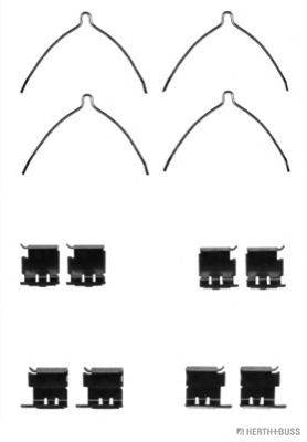 Комплектующие, колодки дискового тормоза HERTH+BUSS JAKOPARTS J3662024