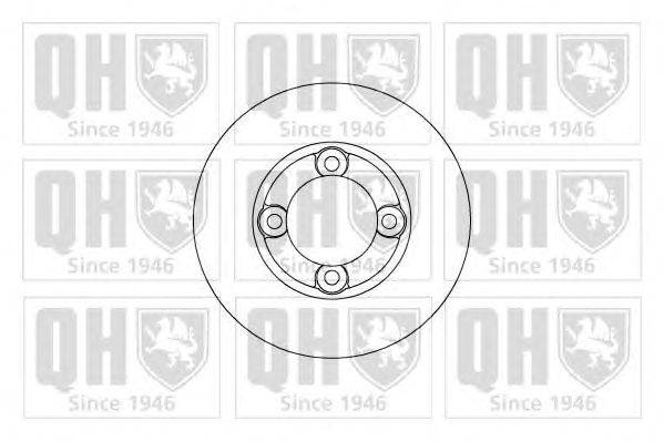 Тормозной диск QUINTON HAZELL BDC3656