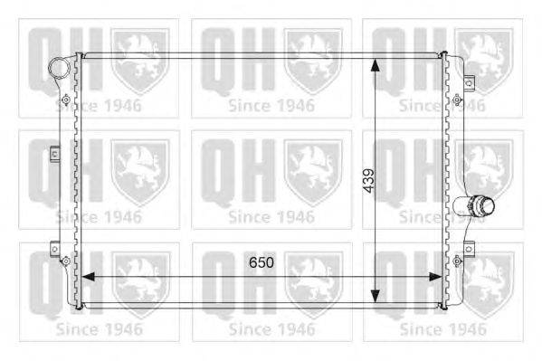 Радиатор, охлаждение двигателя QUINTON HAZELL QER2543