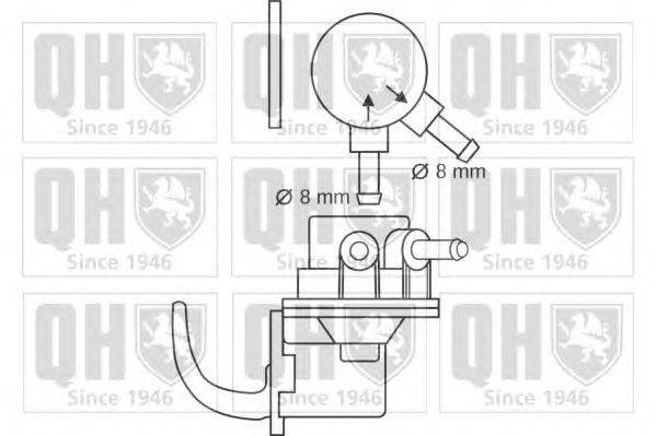 Топливный насос ACDelco 461275