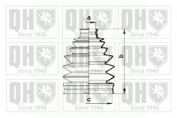 Комплект пылника, приводной вал QUINTON HAZELL QJB932
