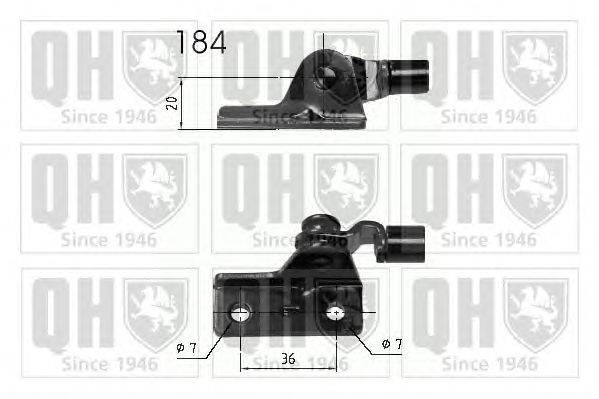 Газовая пружина, крышка багажник QUINTON HAZELL QTS840209