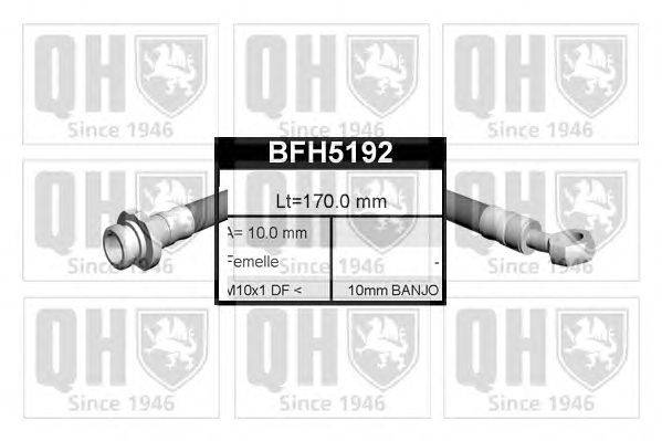 Тормозной шланг QUINTON HAZELL BFH5192
