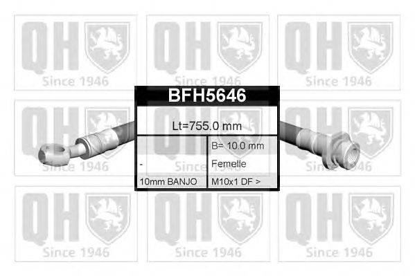 Тормозной шланг QUINTON HAZELL BFH5646