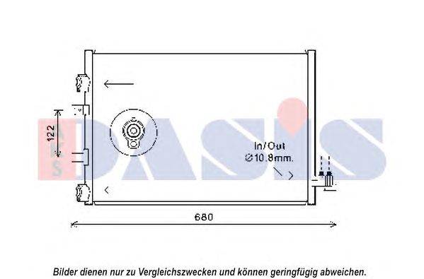 Конденсатор, кондиционер AKS DASIS 092055N