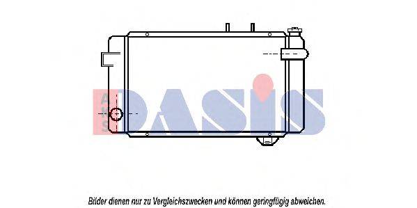 Радиатор, охлаждение двигателя AKS DASIS 180420N