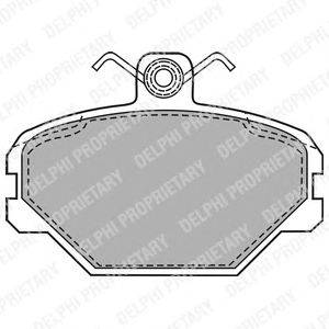 Комплект тормозных колодок, дисковый тормоз FMSI-VERBAND 21101