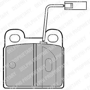 Комплект тормозных колодок, дисковый тормоз HP (ZEBRA) 7036