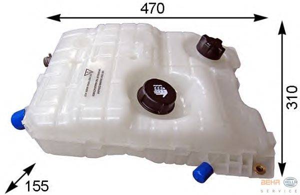 Компенсационный бак, охлаждающая жидкость HELLA 8MA376753771
