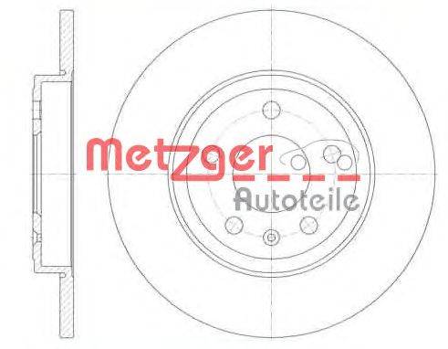 Тормозной диск METZGER 6101100