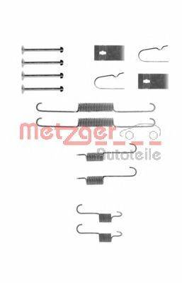 Комплектующие, тормозная колодка METZGER 105-0782