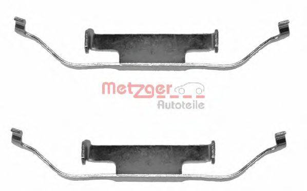 Комплектующие, колодки дискового тормоза METZGER 1091097