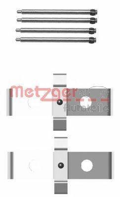 Комплектующие, колодки дискового тормоза METZGER 1091674