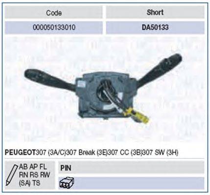 Выключатель на колонке рулевого управления MAGNETI MARELLI 000050133010