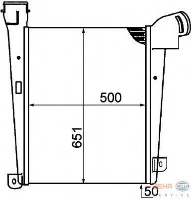 Интеркулер BEHR HELLA SERVICE 8ML 376 792-061