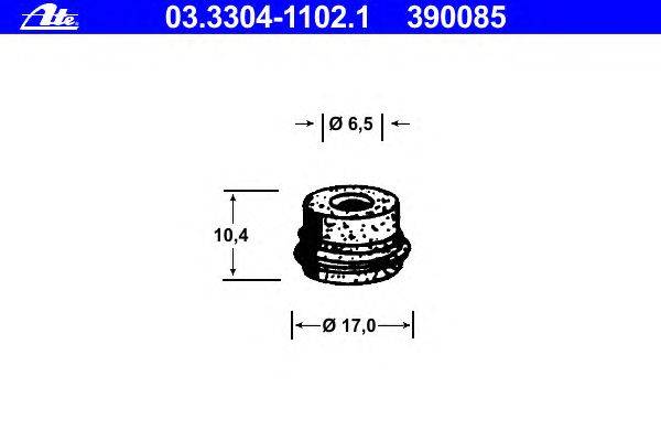 Пробка, бачок тормозной жидкости ATE 390085