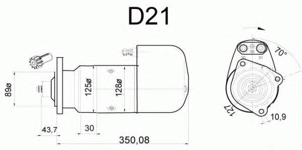 Стартер EFEL 22731