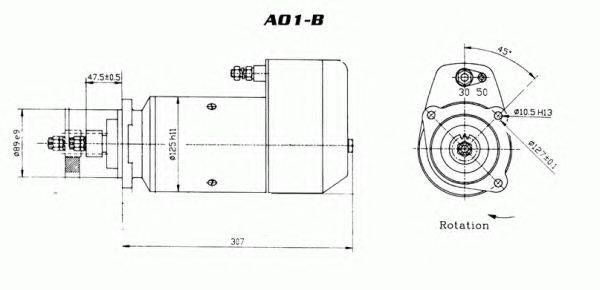 Стартер EFEL 22215