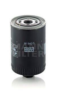 Масляный фильтр; Гидрофильтр, рулевое управление; Фильтр, Гидравлическая система привода рабочего оборудования MANN-FILTER W9405
