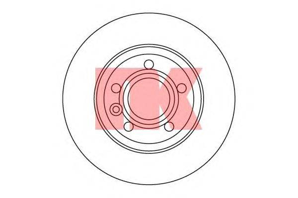 Тормозной диск NK 202546