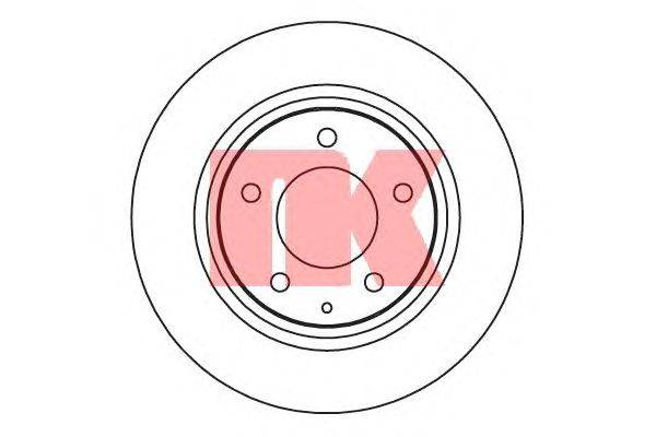 Тормозной диск NK 203269