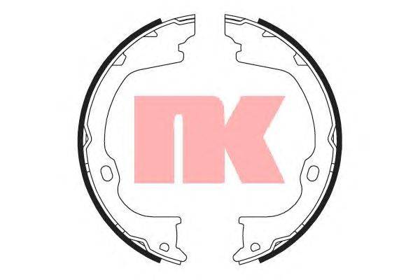 Комплект тормозных колодок, стояночная тормозная система NK 2793818