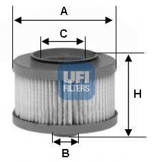 Топливный фильтр UFI 2601300