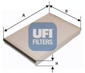 Фильтр, воздух во внутренном пространстве UFI 5315900
