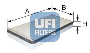 Фильтр, воздух во внутренном пространстве UFI 5316200