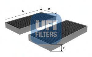 Фильтр, воздух во внутренном пространстве UFI 5417200