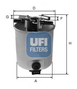 Топливный фильтр UFI 55.393.00