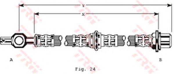 Тормозной шланг TRW PHD236